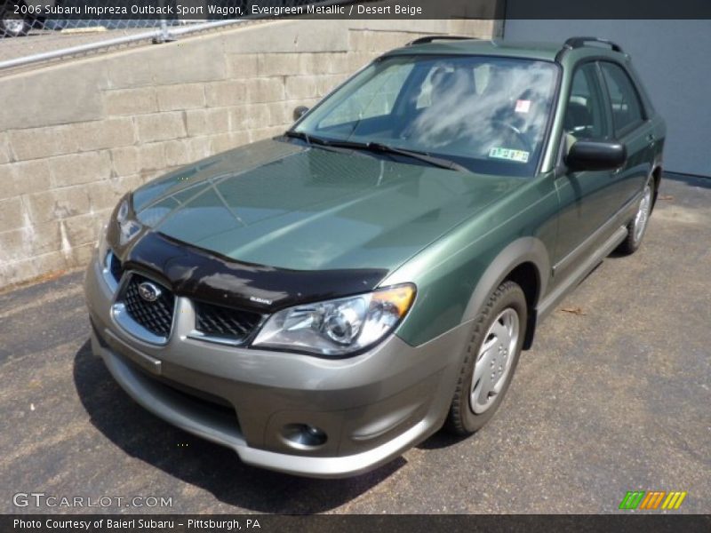 Evergreen Metallic / Desert Beige 2006 Subaru Impreza Outback Sport Wagon