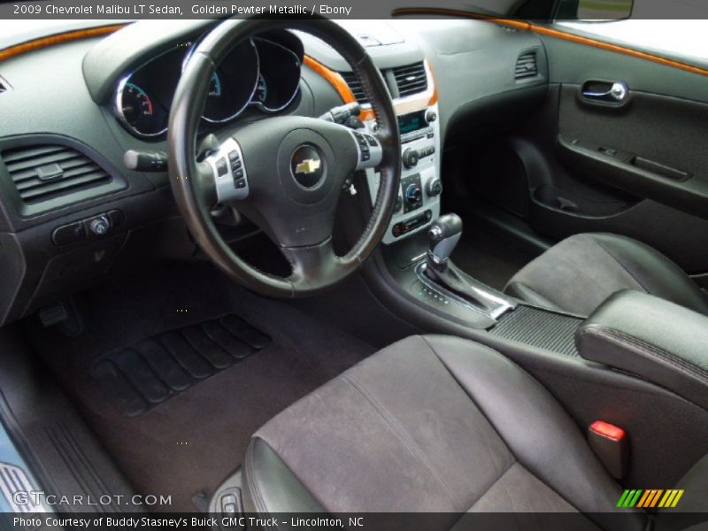 Ebony Interior - 2009 Malibu LT Sedan 