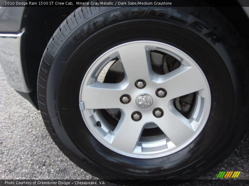 Mineral Gray Metallic / Dark Slate/Medium Graystone 2010 Dodge Ram 1500 ST Crew Cab