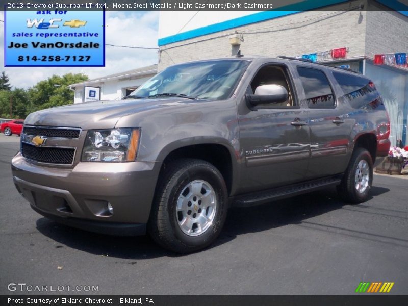 Mocha Steel Metallic / Light Cashmere/Dark Cashmere 2013 Chevrolet Suburban LT 4x4