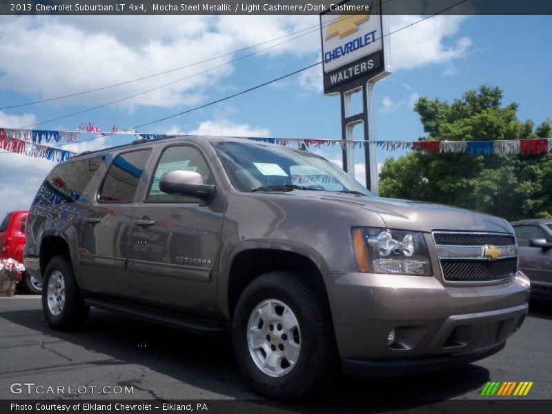 Mocha Steel Metallic / Light Cashmere/Dark Cashmere 2013 Chevrolet Suburban LT 4x4