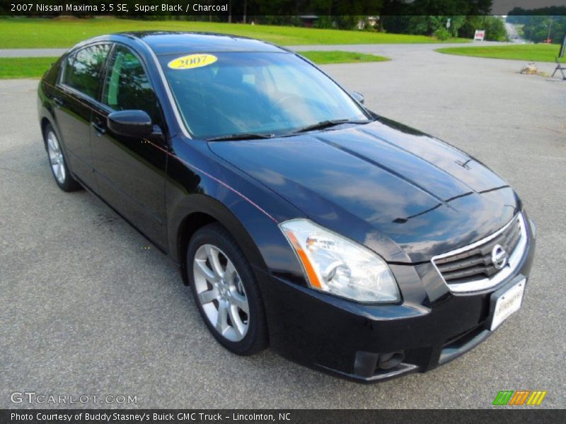 Super Black / Charcoal 2007 Nissan Maxima 3.5 SE