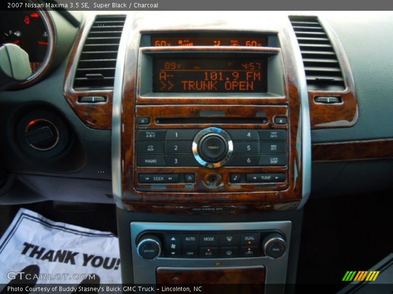 Super Black / Charcoal 2007 Nissan Maxima 3.5 SE