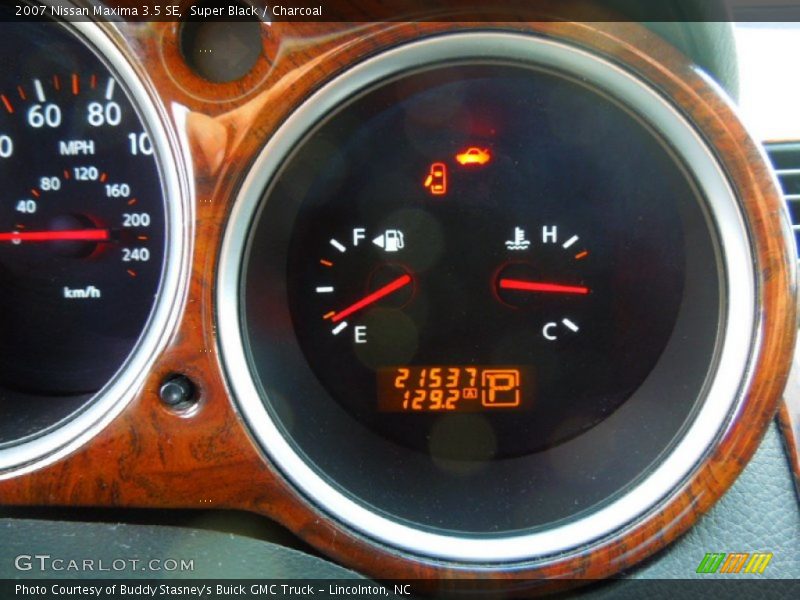 Super Black / Charcoal 2007 Nissan Maxima 3.5 SE