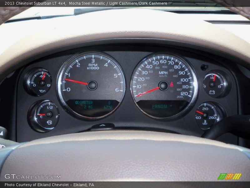 Mocha Steel Metallic / Light Cashmere/Dark Cashmere 2013 Chevrolet Suburban LT 4x4