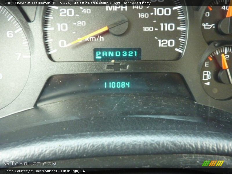 Majestic Red Metallic / Light Cashmere/Ebony 2005 Chevrolet TrailBlazer EXT LS 4x4