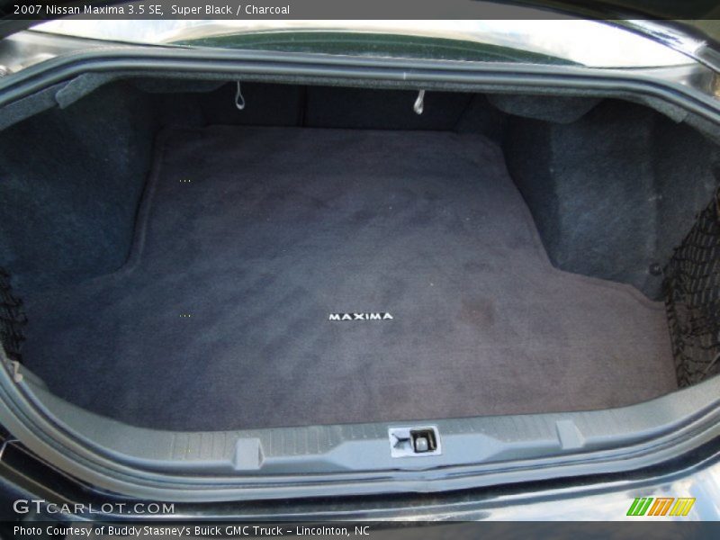 Super Black / Charcoal 2007 Nissan Maxima 3.5 SE