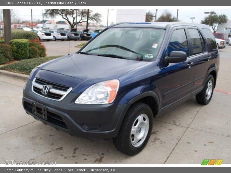 Eternal Blue Pearl / Black 2004 Honda CR-V LX