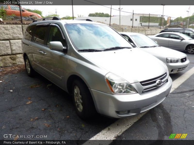 Silver / Gray 2006 Kia Sedona LX