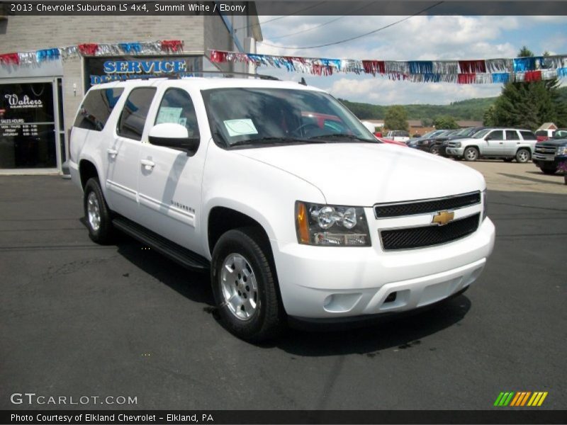 Summit White / Ebony 2013 Chevrolet Suburban LS 4x4