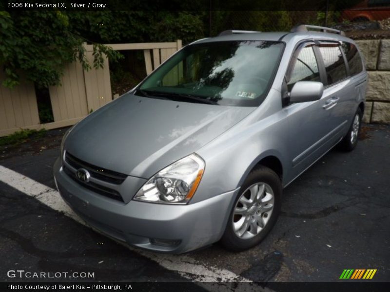 Silver / Gray 2006 Kia Sedona LX