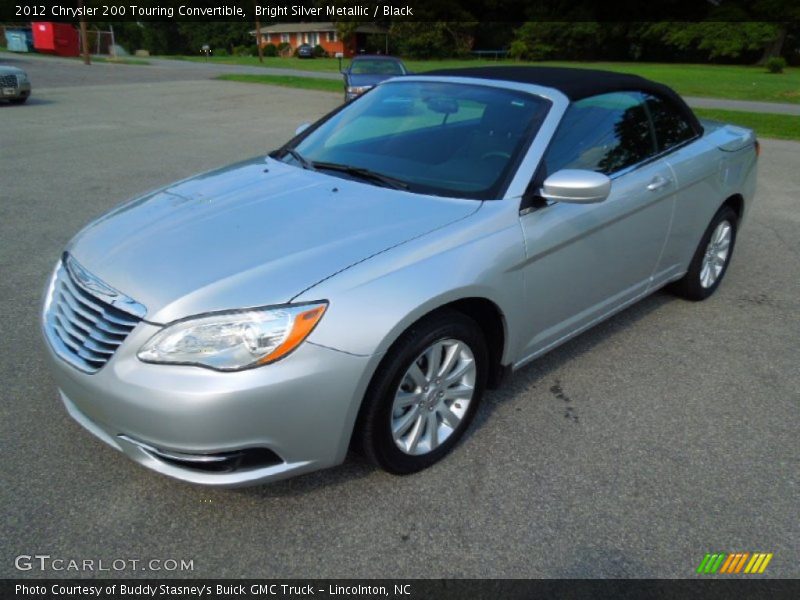 Bright Silver Metallic / Black 2012 Chrysler 200 Touring Convertible
