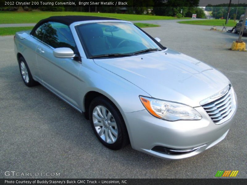 Bright Silver Metallic / Black 2012 Chrysler 200 Touring Convertible