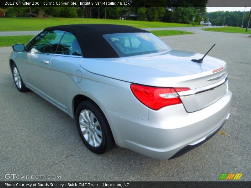 Bright Silver Metallic / Black 2012 Chrysler 200 Touring Convertible