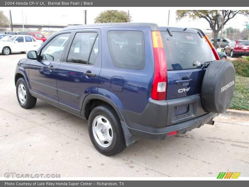 Eternal Blue Pearl / Black 2004 Honda CR-V LX