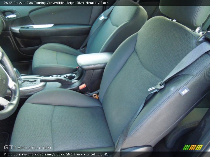 Bright Silver Metallic / Black 2012 Chrysler 200 Touring Convertible