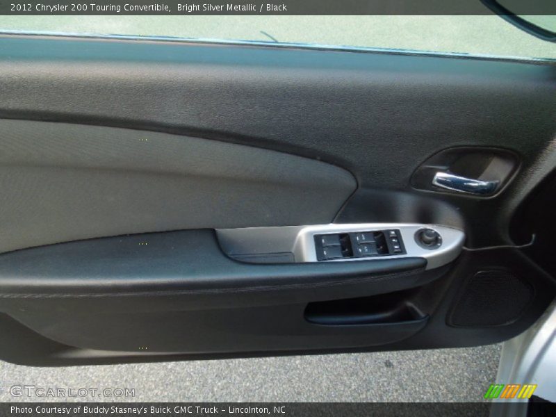 Bright Silver Metallic / Black 2012 Chrysler 200 Touring Convertible
