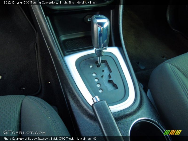 Bright Silver Metallic / Black 2012 Chrysler 200 Touring Convertible