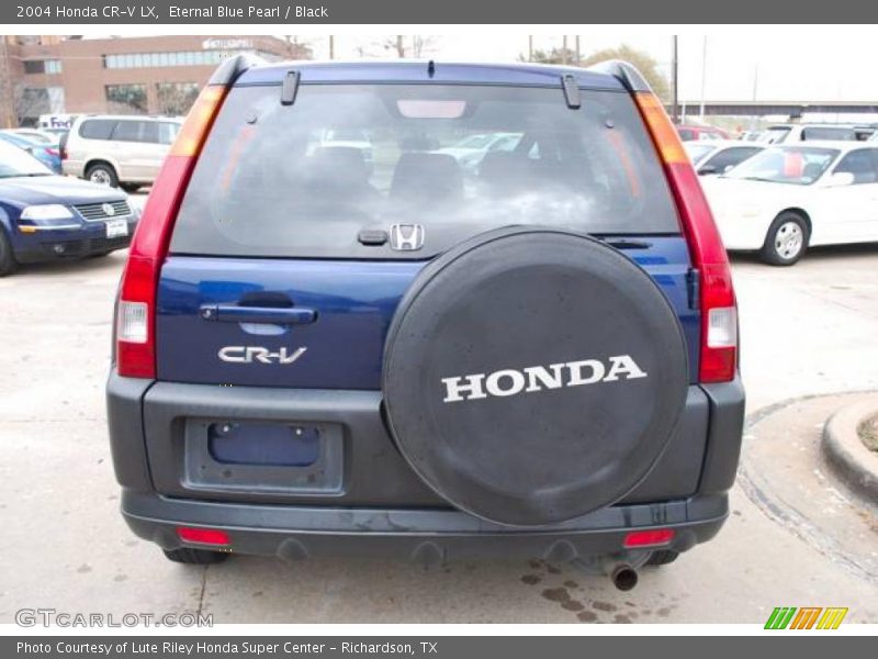 Eternal Blue Pearl / Black 2004 Honda CR-V LX