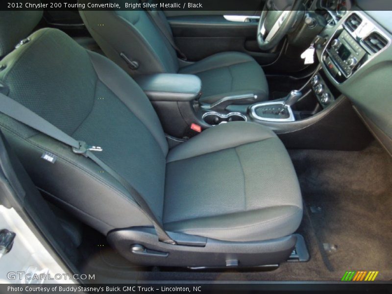 Bright Silver Metallic / Black 2012 Chrysler 200 Touring Convertible