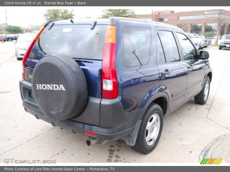 Eternal Blue Pearl / Black 2004 Honda CR-V LX