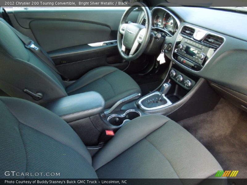 Bright Silver Metallic / Black 2012 Chrysler 200 Touring Convertible