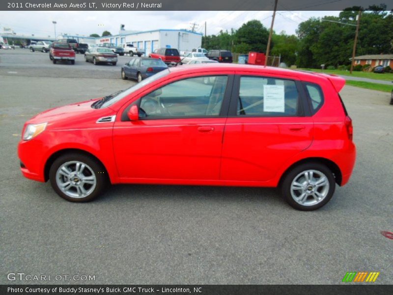 Victory Red / Neutral 2011 Chevrolet Aveo Aveo5 LT