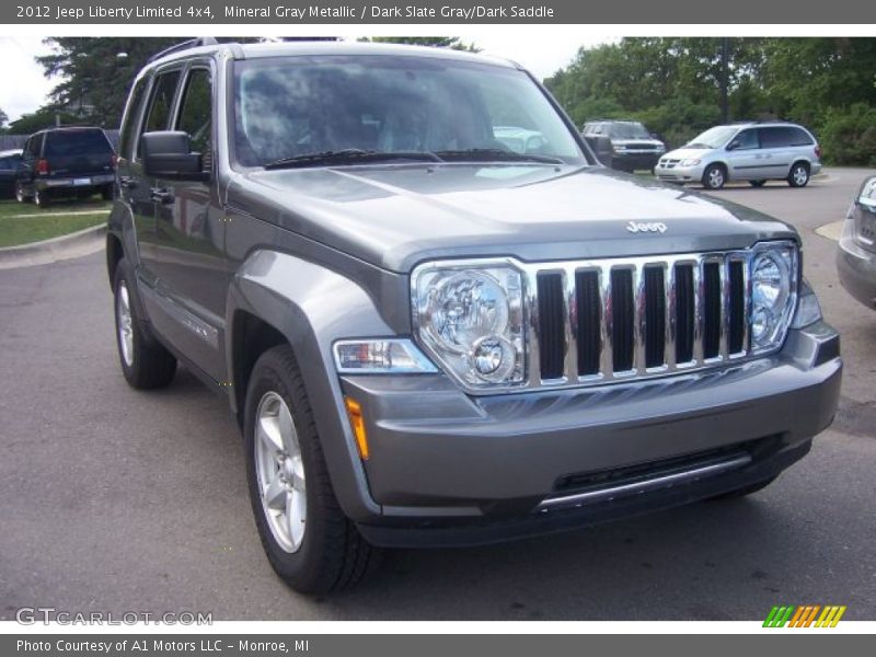 Mineral Gray Metallic / Dark Slate Gray/Dark Saddle 2012 Jeep Liberty Limited 4x4