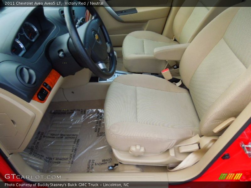 Victory Red / Neutral 2011 Chevrolet Aveo Aveo5 LT
