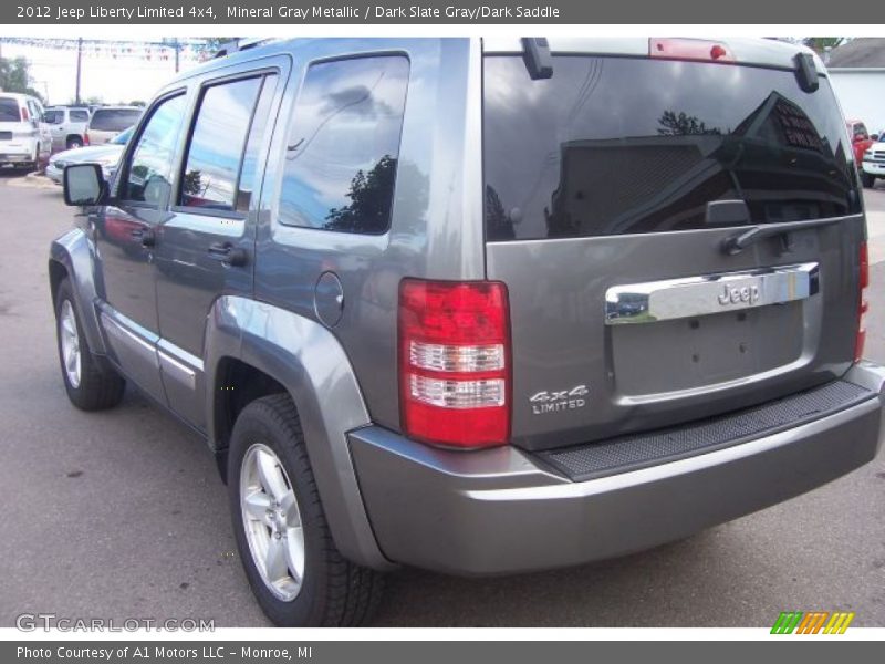 Mineral Gray Metallic / Dark Slate Gray/Dark Saddle 2012 Jeep Liberty Limited 4x4