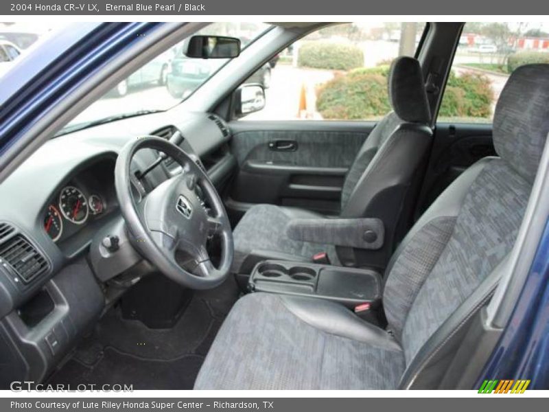 Eternal Blue Pearl / Black 2004 Honda CR-V LX