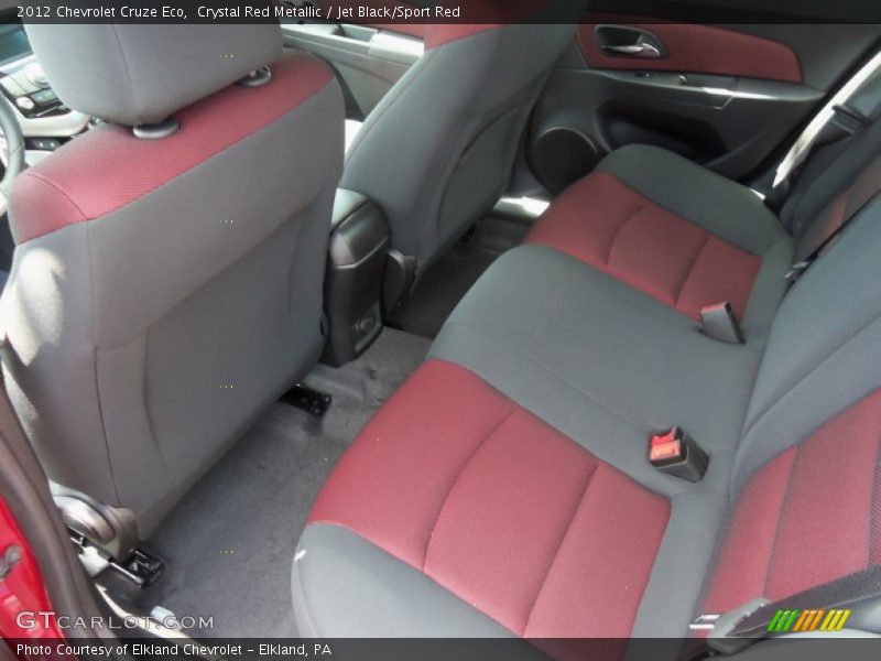 Rear Seat of 2012 Cruze Eco