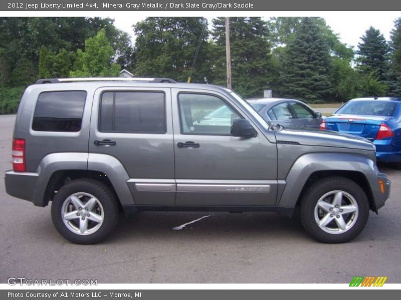 Mineral Gray Metallic / Dark Slate Gray/Dark Saddle 2012 Jeep Liberty Limited 4x4
