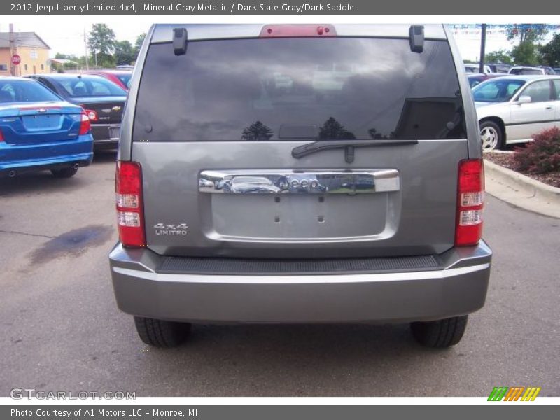 Mineral Gray Metallic / Dark Slate Gray/Dark Saddle 2012 Jeep Liberty Limited 4x4