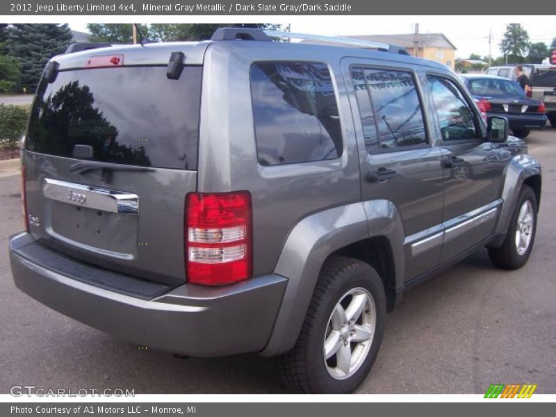Mineral Gray Metallic / Dark Slate Gray/Dark Saddle 2012 Jeep Liberty Limited 4x4