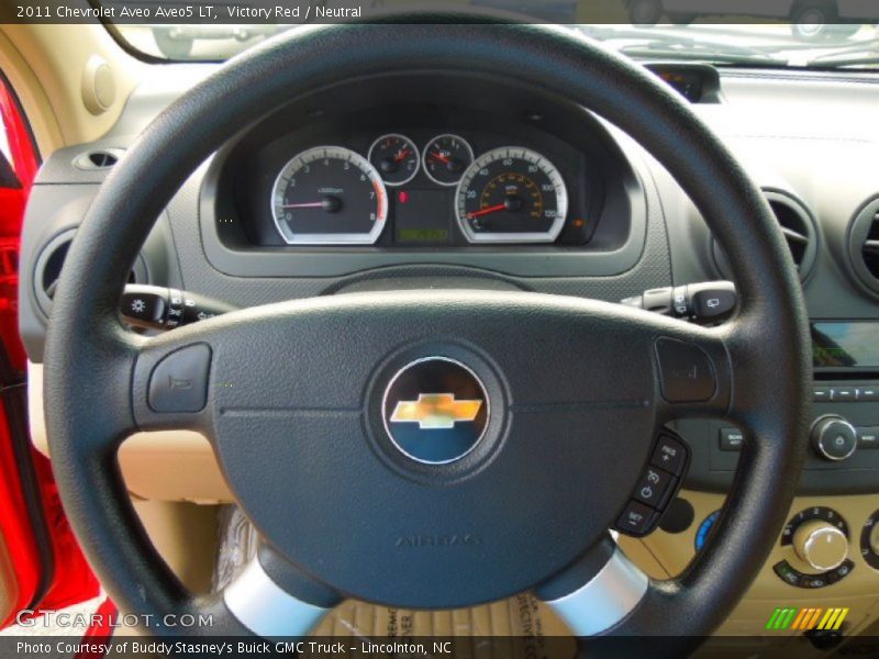 Victory Red / Neutral 2011 Chevrolet Aveo Aveo5 LT