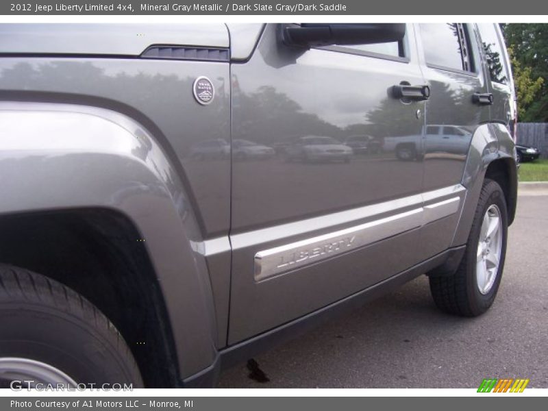 Mineral Gray Metallic / Dark Slate Gray/Dark Saddle 2012 Jeep Liberty Limited 4x4