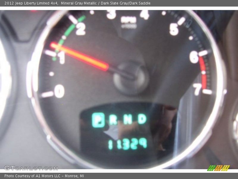 Mineral Gray Metallic / Dark Slate Gray/Dark Saddle 2012 Jeep Liberty Limited 4x4