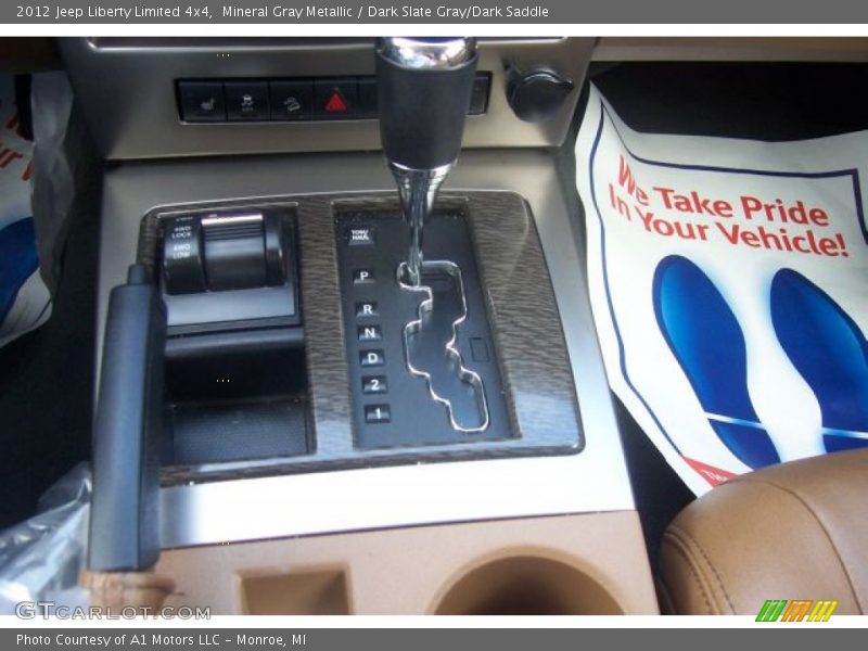 Mineral Gray Metallic / Dark Slate Gray/Dark Saddle 2012 Jeep Liberty Limited 4x4