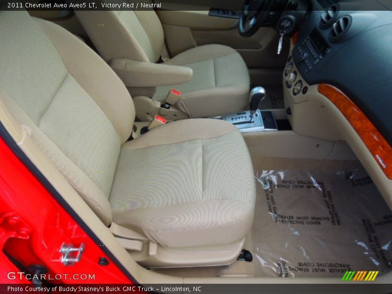 Victory Red / Neutral 2011 Chevrolet Aveo Aveo5 LT