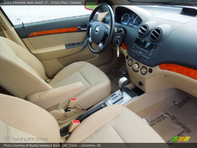 Victory Red / Neutral 2011 Chevrolet Aveo Aveo5 LT