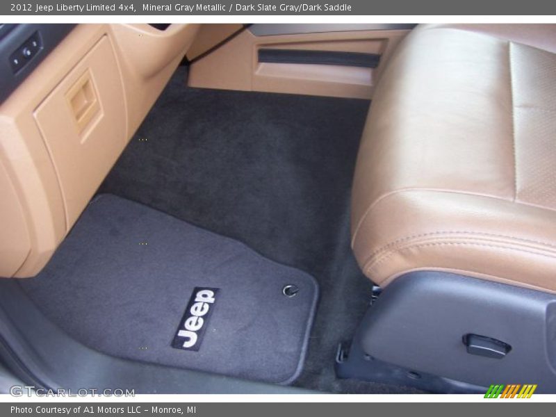 Mineral Gray Metallic / Dark Slate Gray/Dark Saddle 2012 Jeep Liberty Limited 4x4