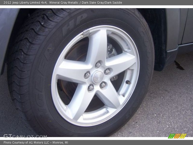 Mineral Gray Metallic / Dark Slate Gray/Dark Saddle 2012 Jeep Liberty Limited 4x4