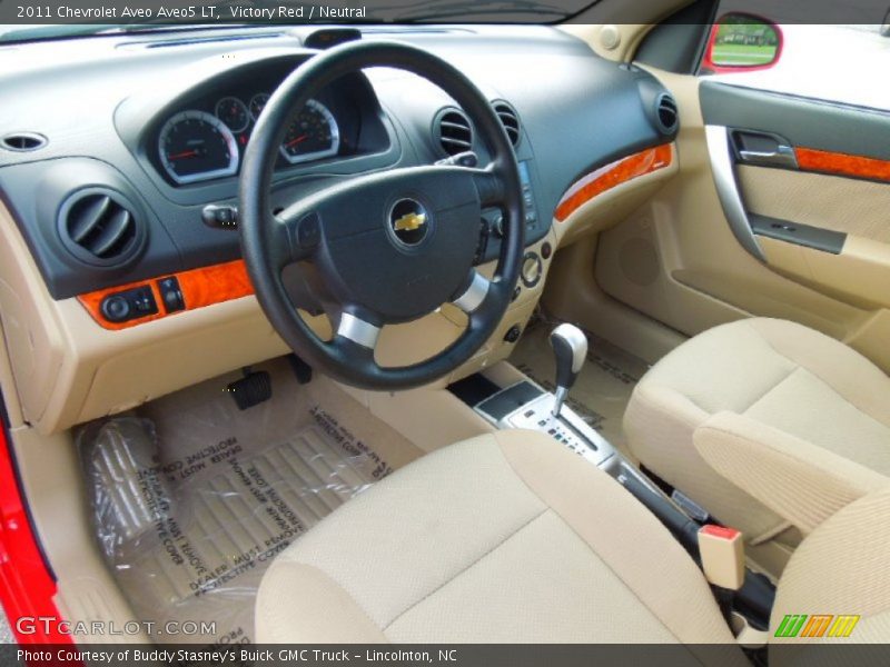 Victory Red / Neutral 2011 Chevrolet Aveo Aveo5 LT