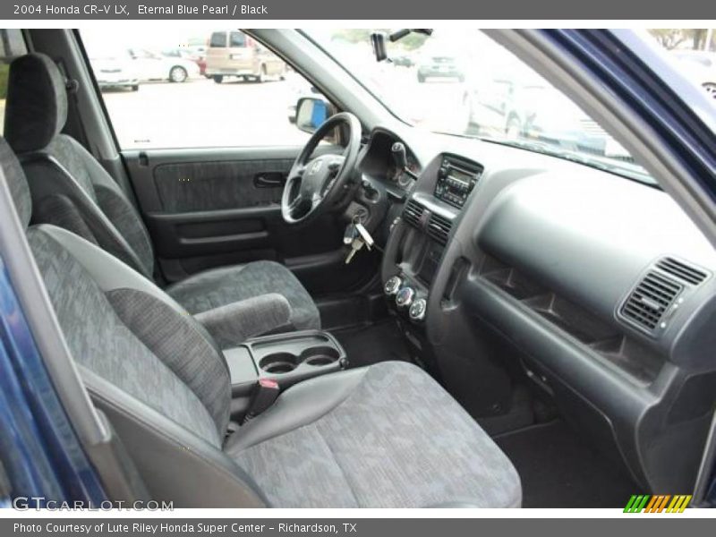 Eternal Blue Pearl / Black 2004 Honda CR-V LX
