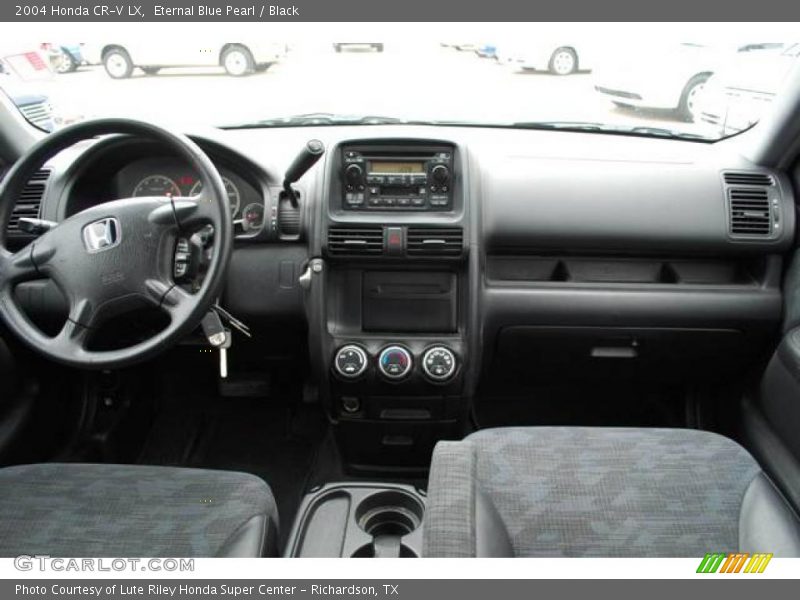 Eternal Blue Pearl / Black 2004 Honda CR-V LX