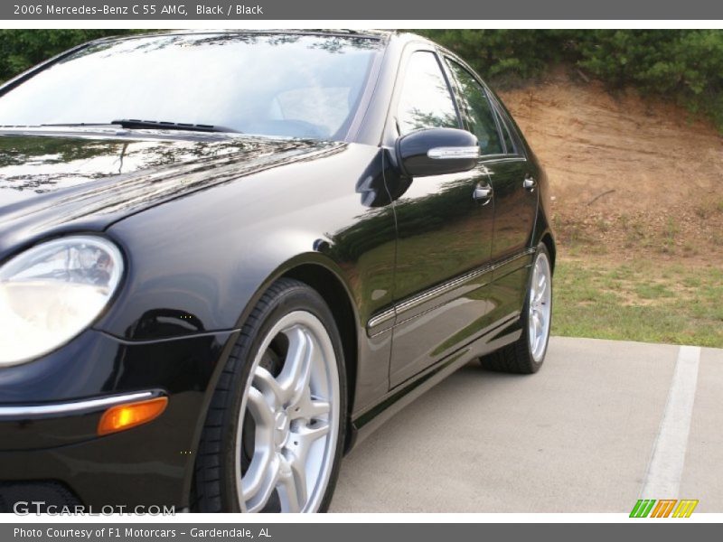 Black / Black 2006 Mercedes-Benz C 55 AMG