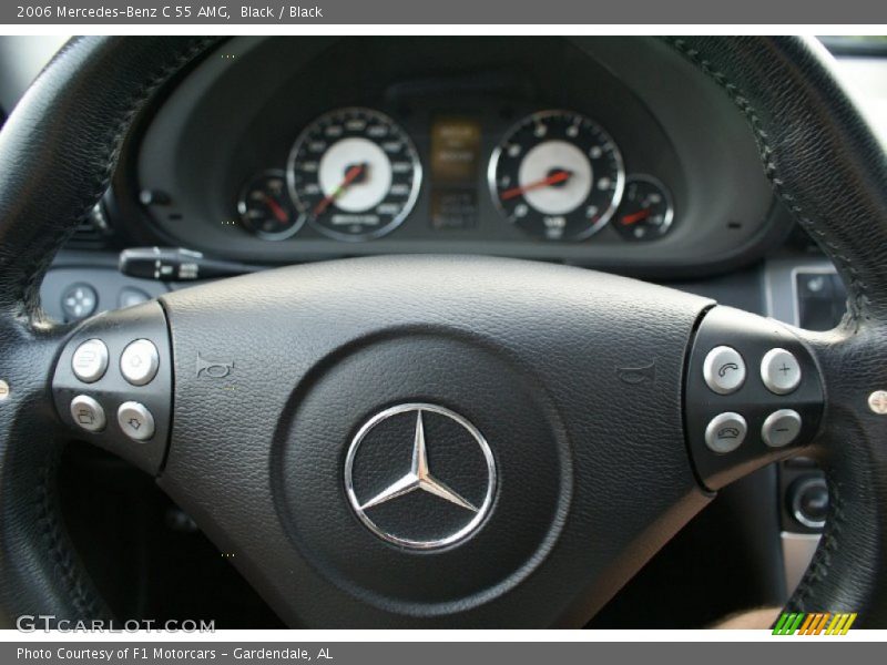 Black / Black 2006 Mercedes-Benz C 55 AMG