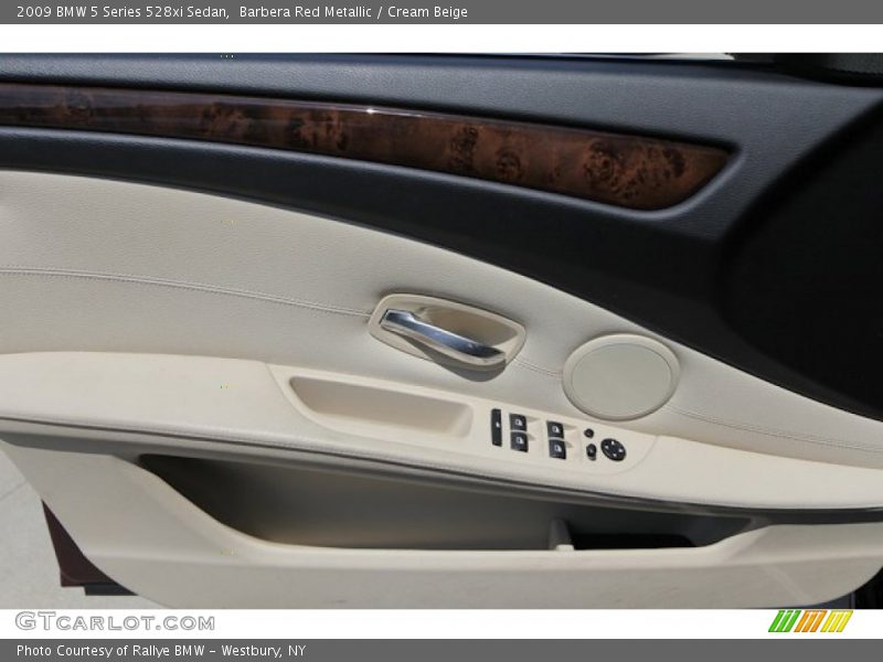 Barbera Red Metallic / Cream Beige 2009 BMW 5 Series 528xi Sedan