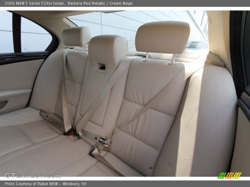 Barbera Red Metallic / Cream Beige 2009 BMW 5 Series 528xi Sedan